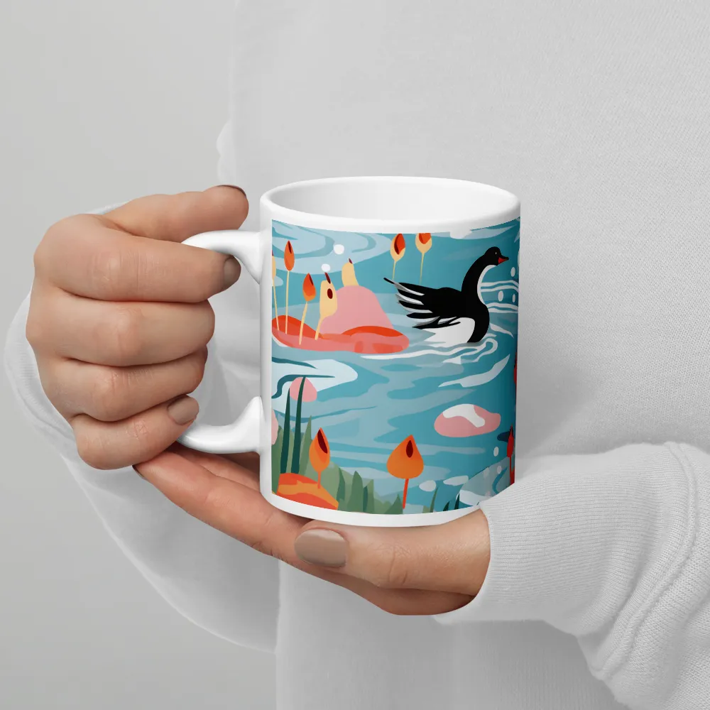 Serenity in Aquatic Harmony | Mugs | Multiple Sizes & Colors