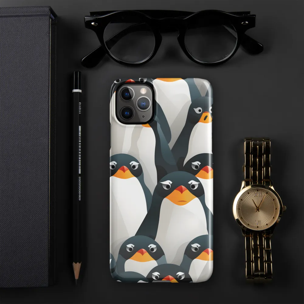 Playful Penguins: A Whimsical Collection | Phone Case |  11 Pro Max | Snap Case | Glossy