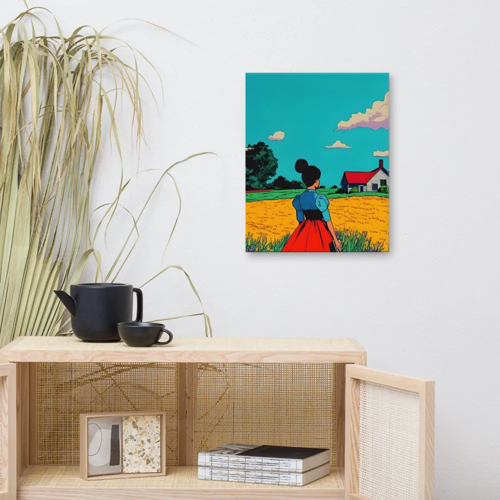 Whispers of a Sunlit Meadow | Canvas | 16″×20″