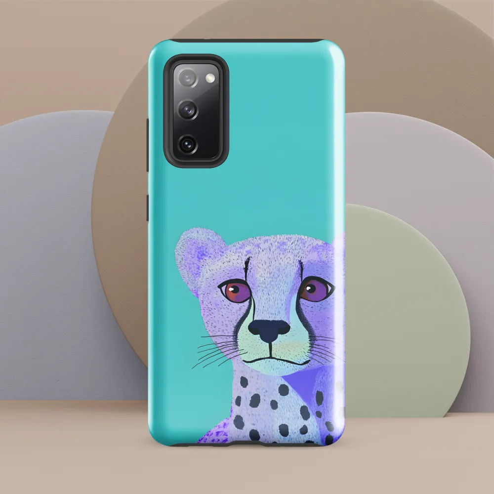 Curious Cheetah | Phone Case |  S20 FE | Tough Case | Glossy