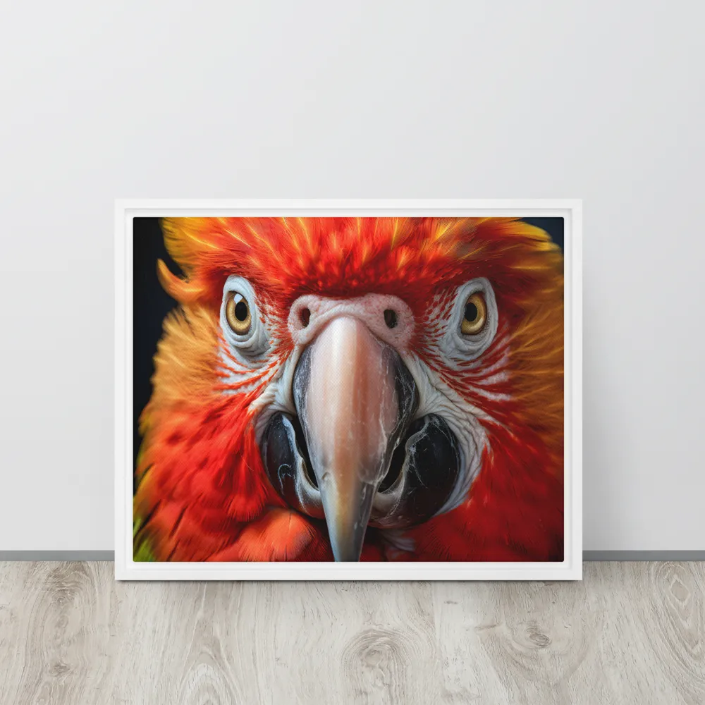 The Fiery Gaze of the Parrot