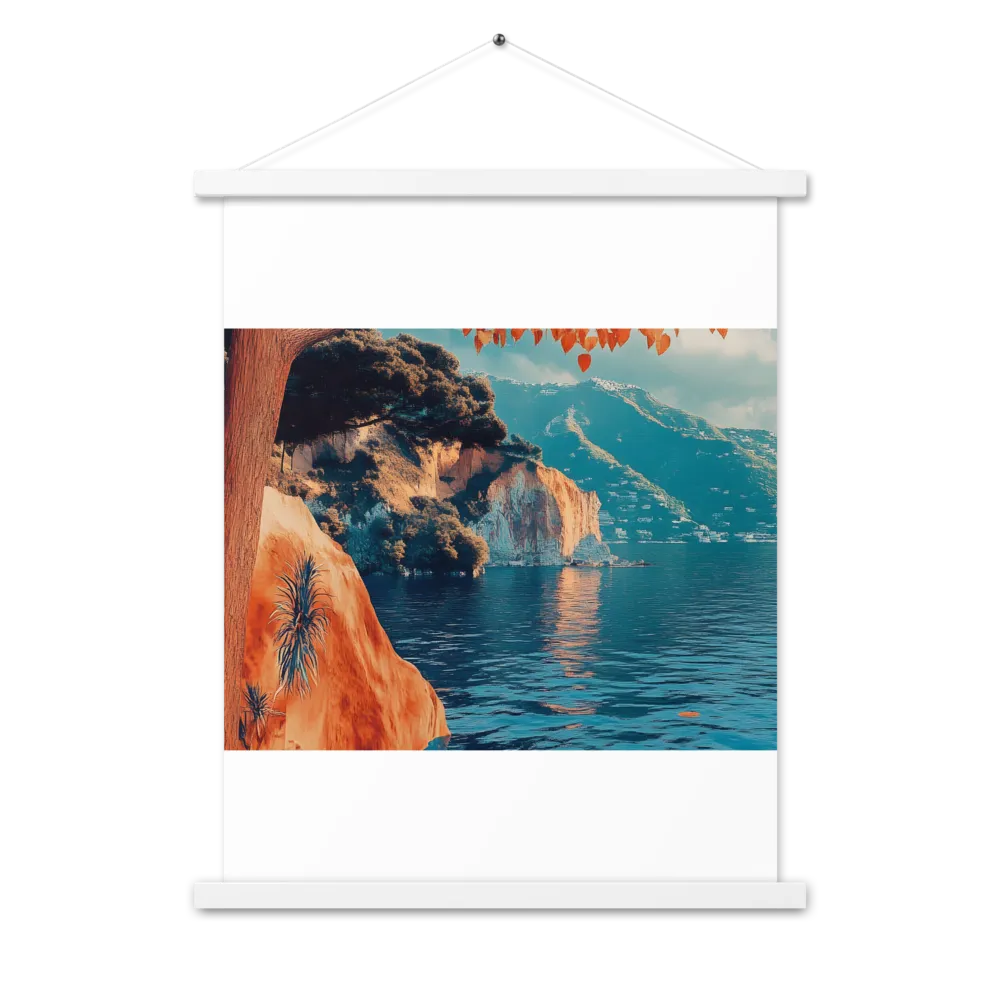Elysian Waterscape | Poster With White Wood Hanger | 18″×24″