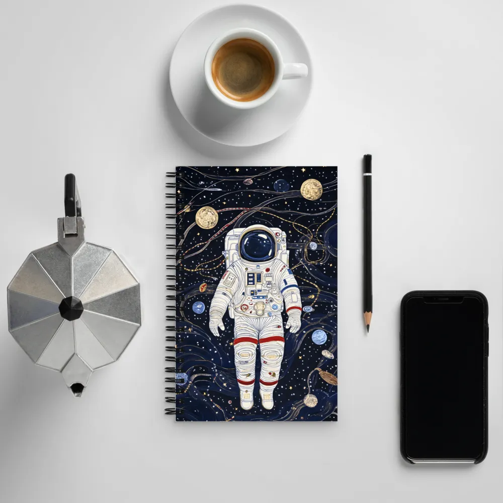 Beyond the Stars: An Astronaut's Journey | Spiral Notebook