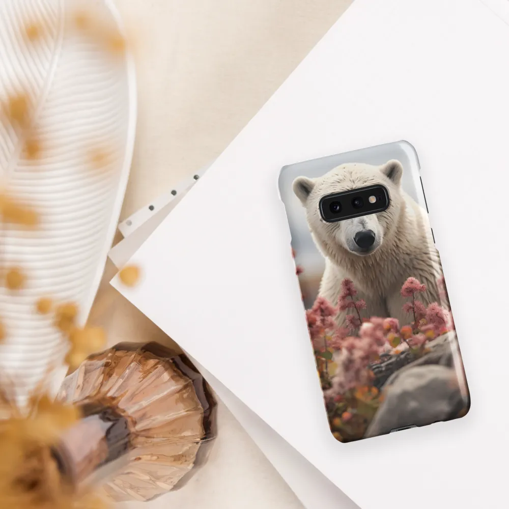 Curiosity Among Blooms: The Polar Bear