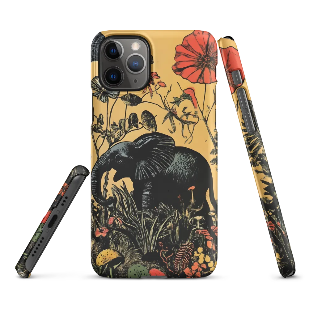 Floral Majesty: The Elephant's Sanctuary