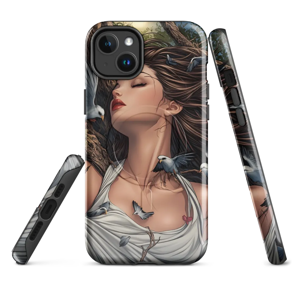 Embrace of Freedom | Phone Case |  14 Plus | MagSafe® Tough Case | Glossy