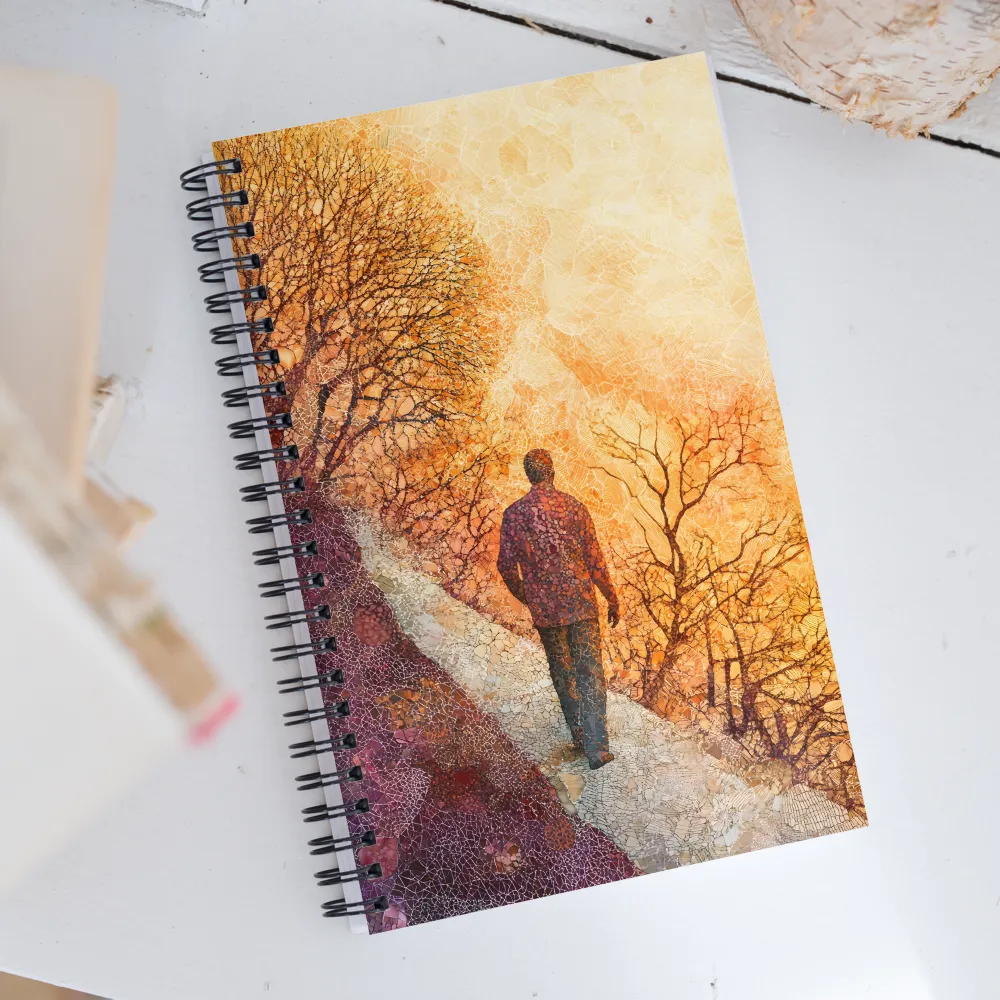 Journey into Serenity | Spiral Notebook