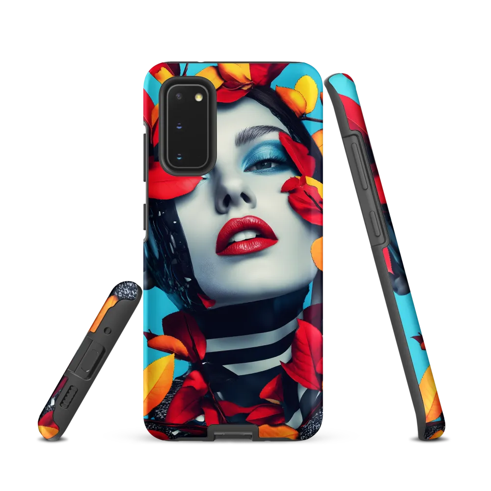 Futuristic Fusion: Nature Meets Technology | Phone Case |  S20 | Tough Case | Matte