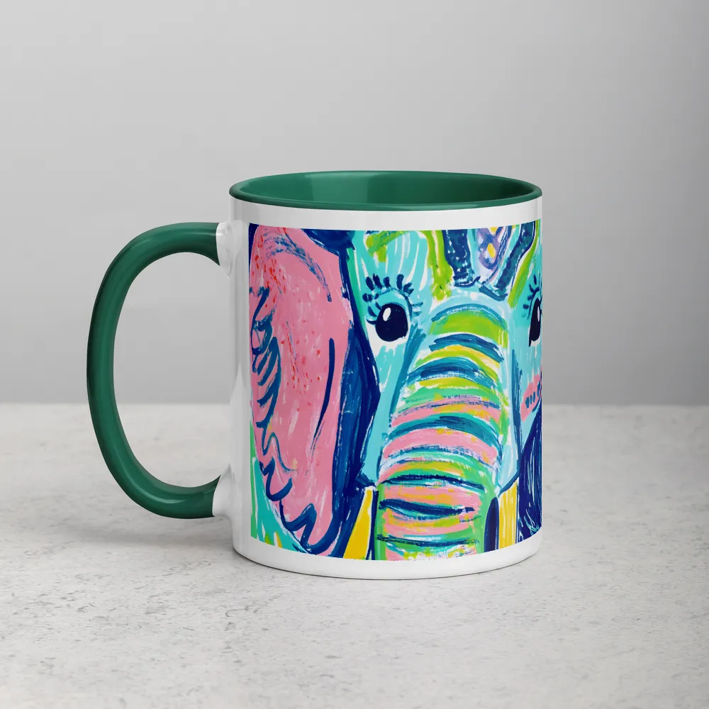 Striped Trunk — Elephant Portrait