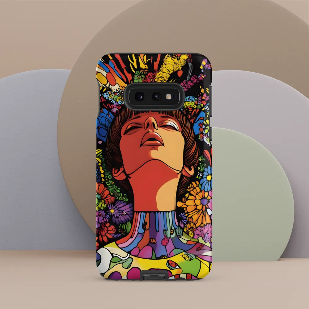 Vibrant Ecstasy: A Psychedelic Portrait
