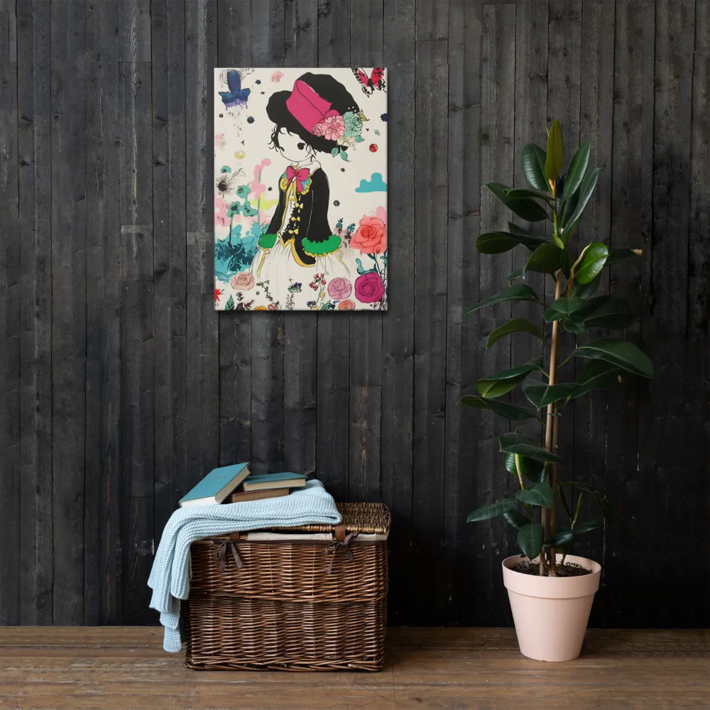 Whimsical Garden Reverie | Thin Canvas | 20″×28″