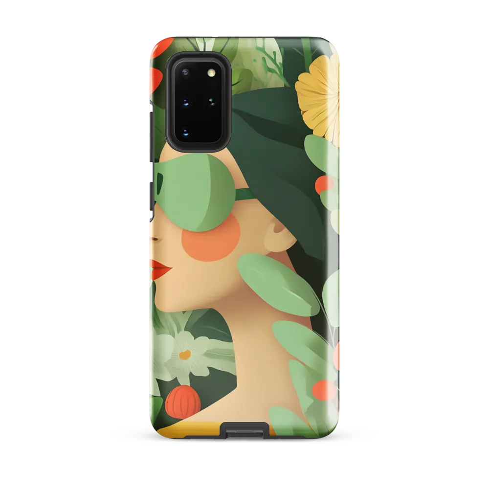 Nature's Serenity: A Modern Portrait | Phone Case |  S20 Plus | Tough Case | Glossy