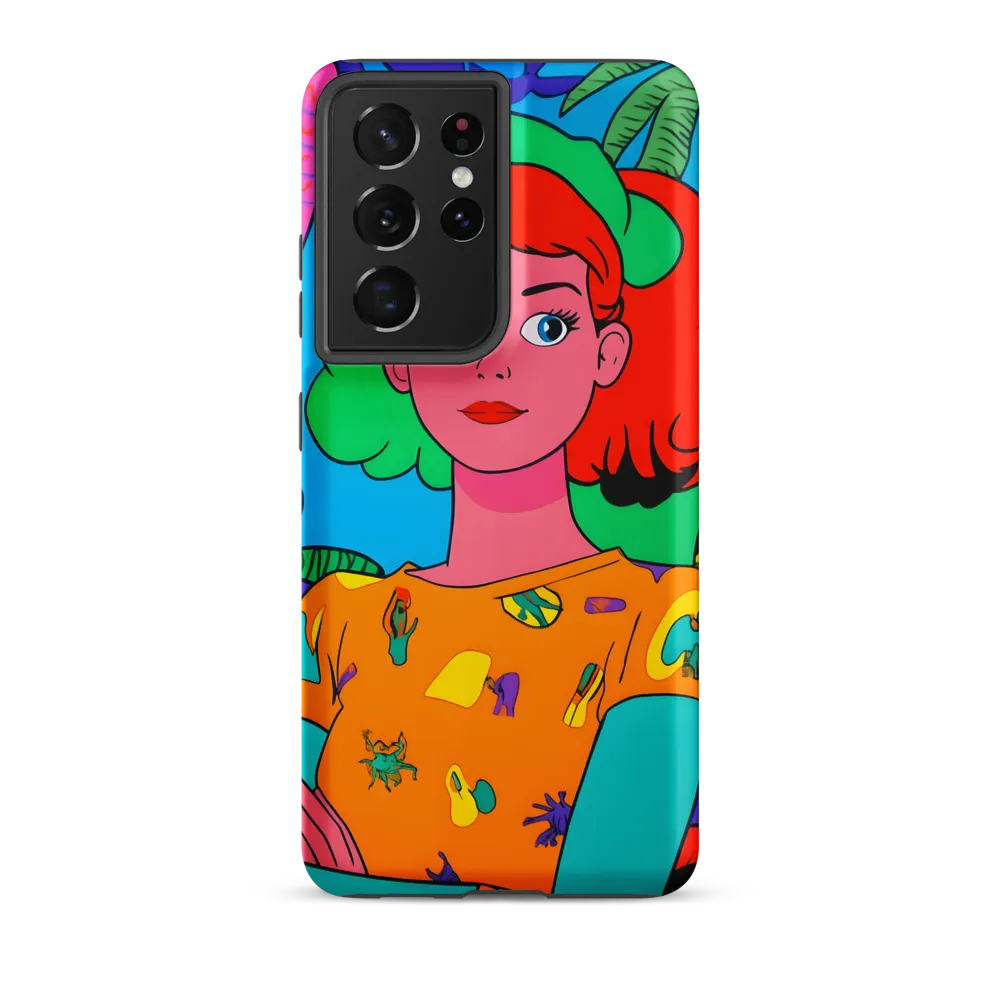Tropical Vibes: A Playful Portrait
