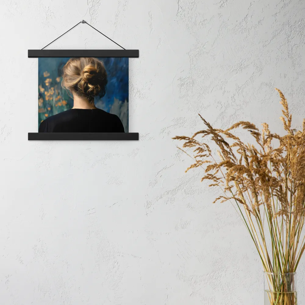 Whispers of Tranquility | Poster With Black Wood Hanger | 10″×10″