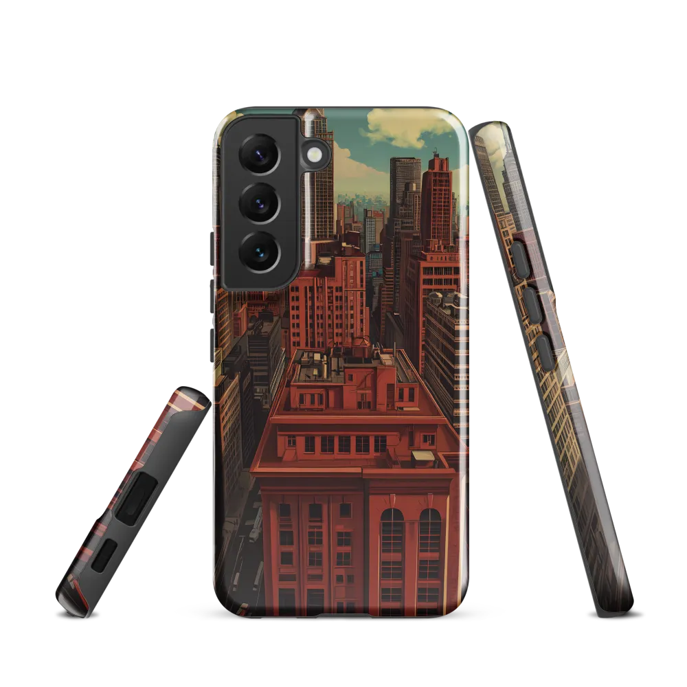Urban Reverie: A Journey Through the City | Phone Case |  S22 | Tough Case | Glossy