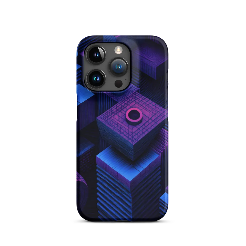 Geometric Dreams in Blue and Purple