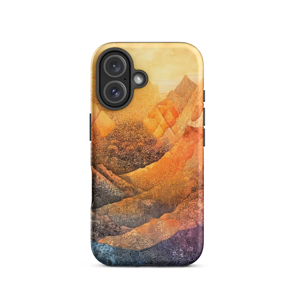 Serene Peaks of Color | Phone Case