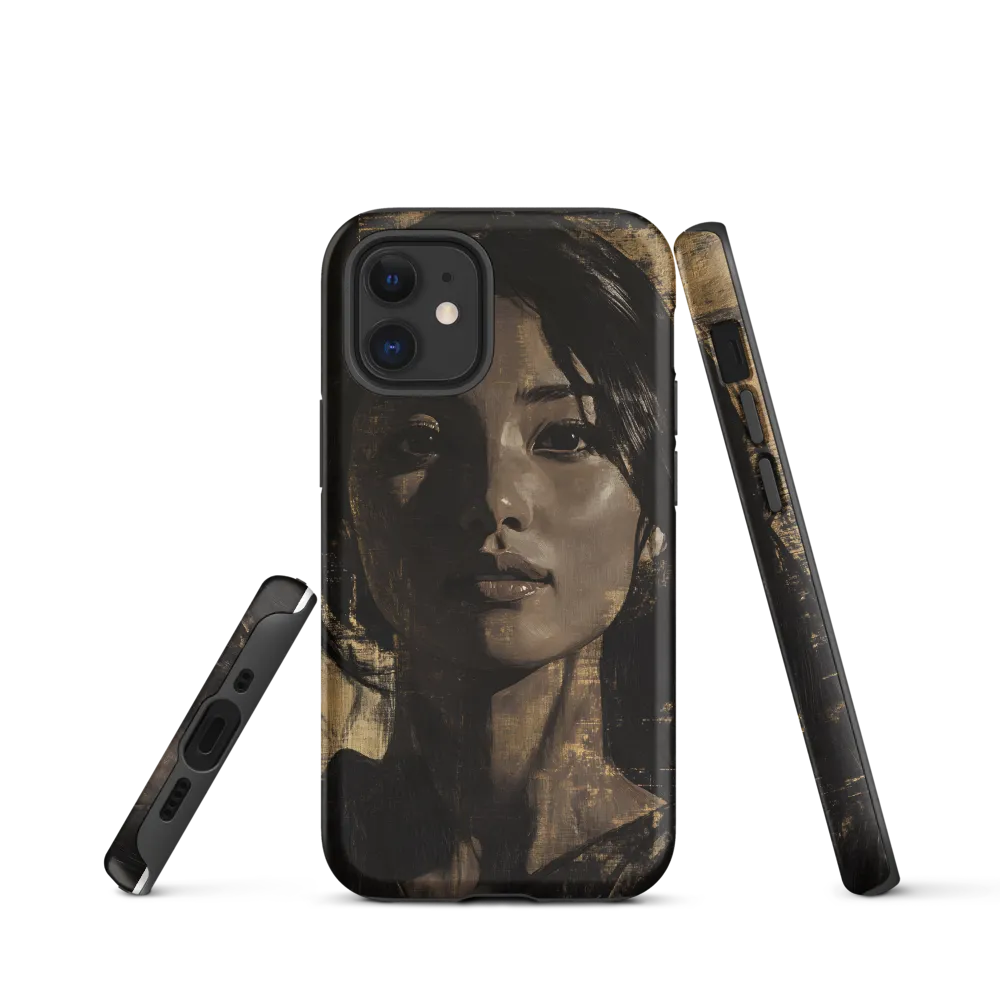 Golden Gaze: A Contemporary Portrait