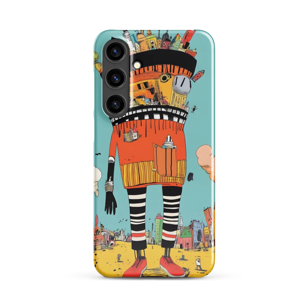 Urban Fantasia: A Whimsical Encounter | Phone Case |  S24 Plus | Snap Case | Glossy