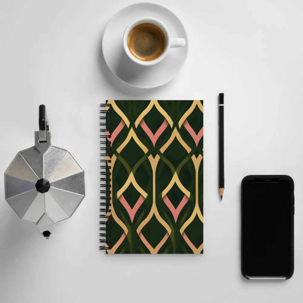 Interwoven Elegance | Spiral Notebook