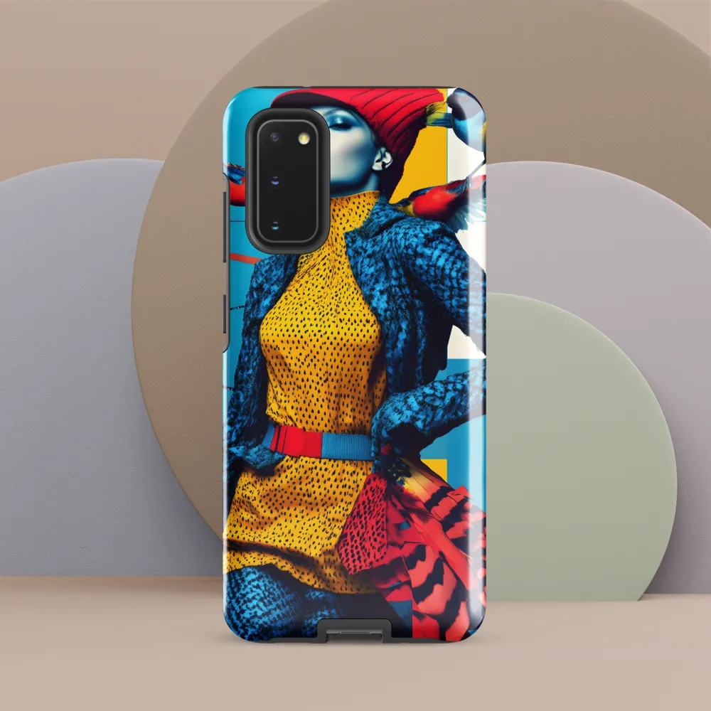 Vibrant Fusion of Nature and Fashion