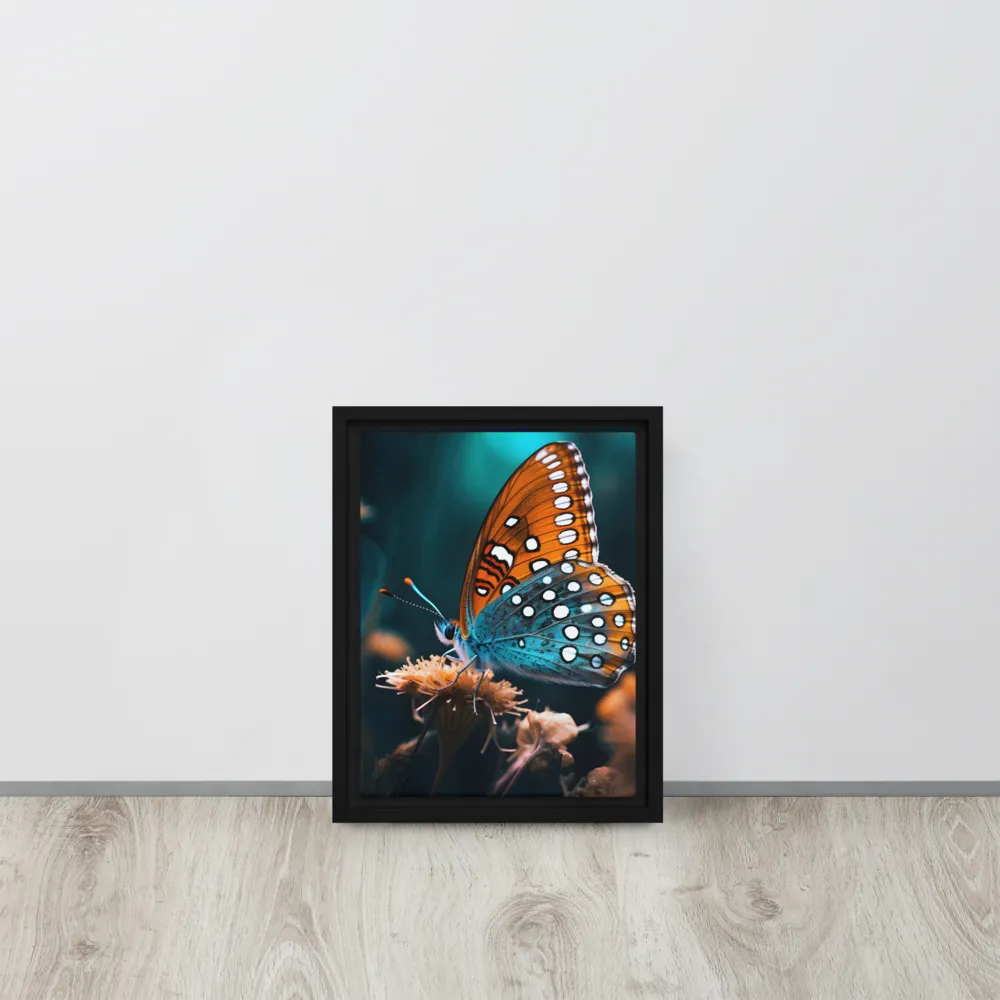 Whispers of Color: The Butterfly's Embrace
