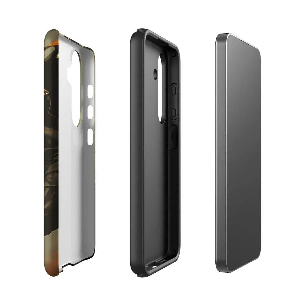 Ethereal Explorer: The Enigmatic Astronaut | Phone Case |  S24 | Tough Case | Matte