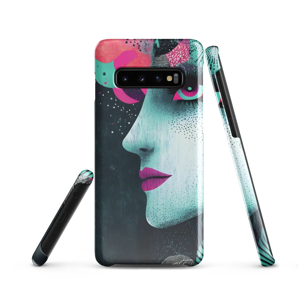 Mystical Beauty in Blue and Pink | Phone Case |  S10 | Snap Case | Glossy