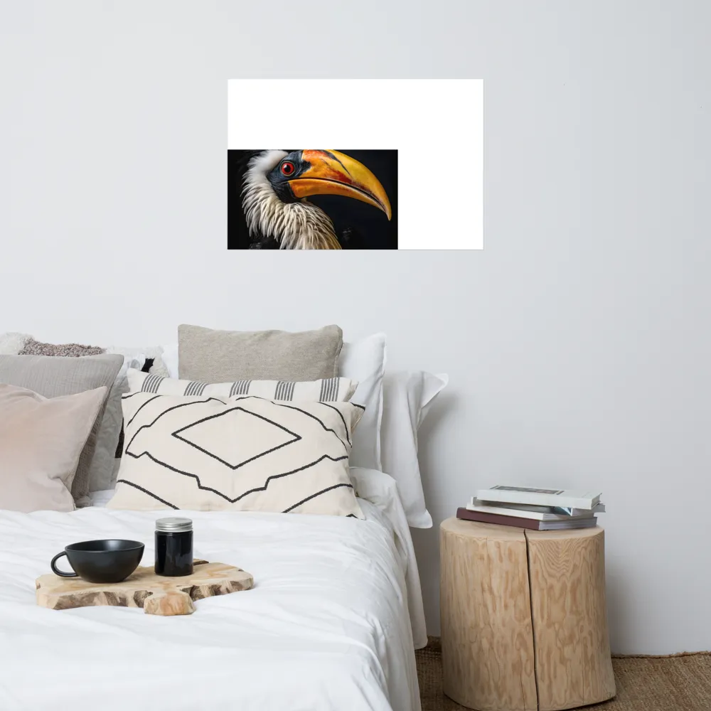 Majestic Hornbill Portrait | Poster | 24″×36″