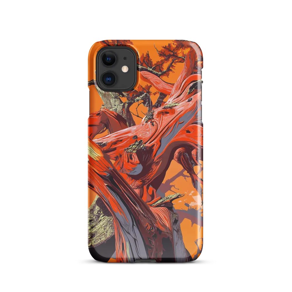 Life in Motion: An Abstract Tree | Phone Case |  11 | Snap Case | Glossy