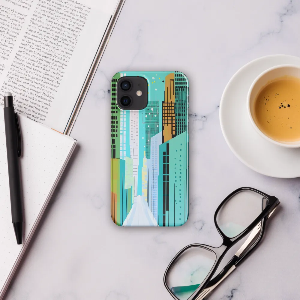 Urban Symphony in Turquoise | Phone Case |  12 | Snap Case | Glossy