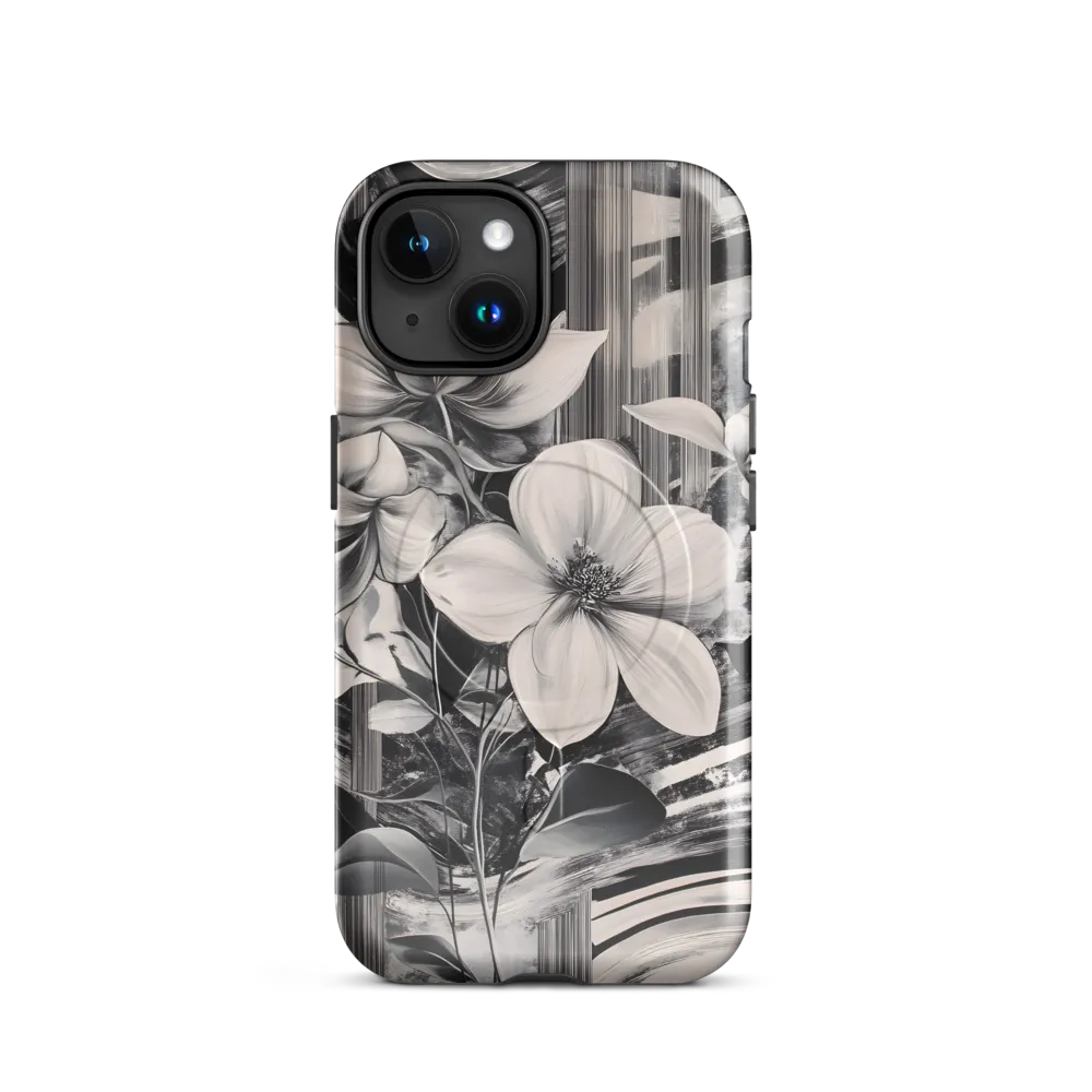 Ethereal Bloom: A Dance of Monochromes