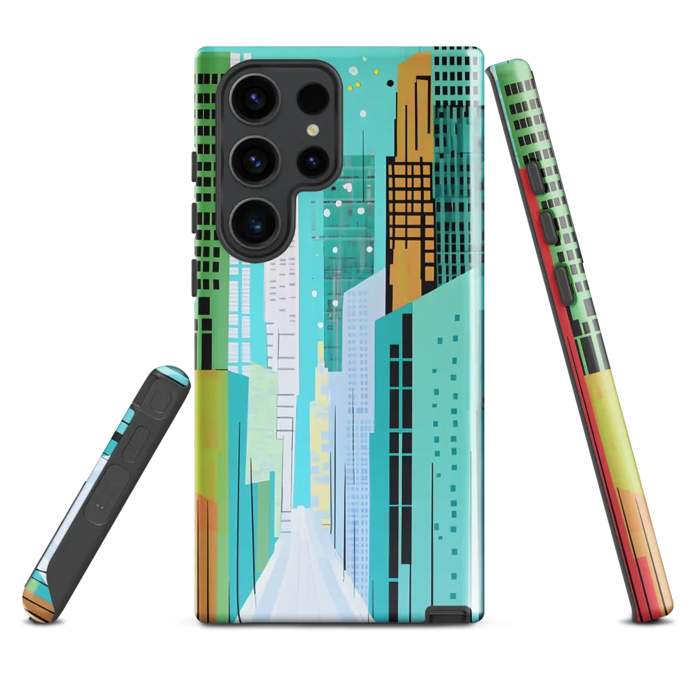 Urban Symphony in Turquoise