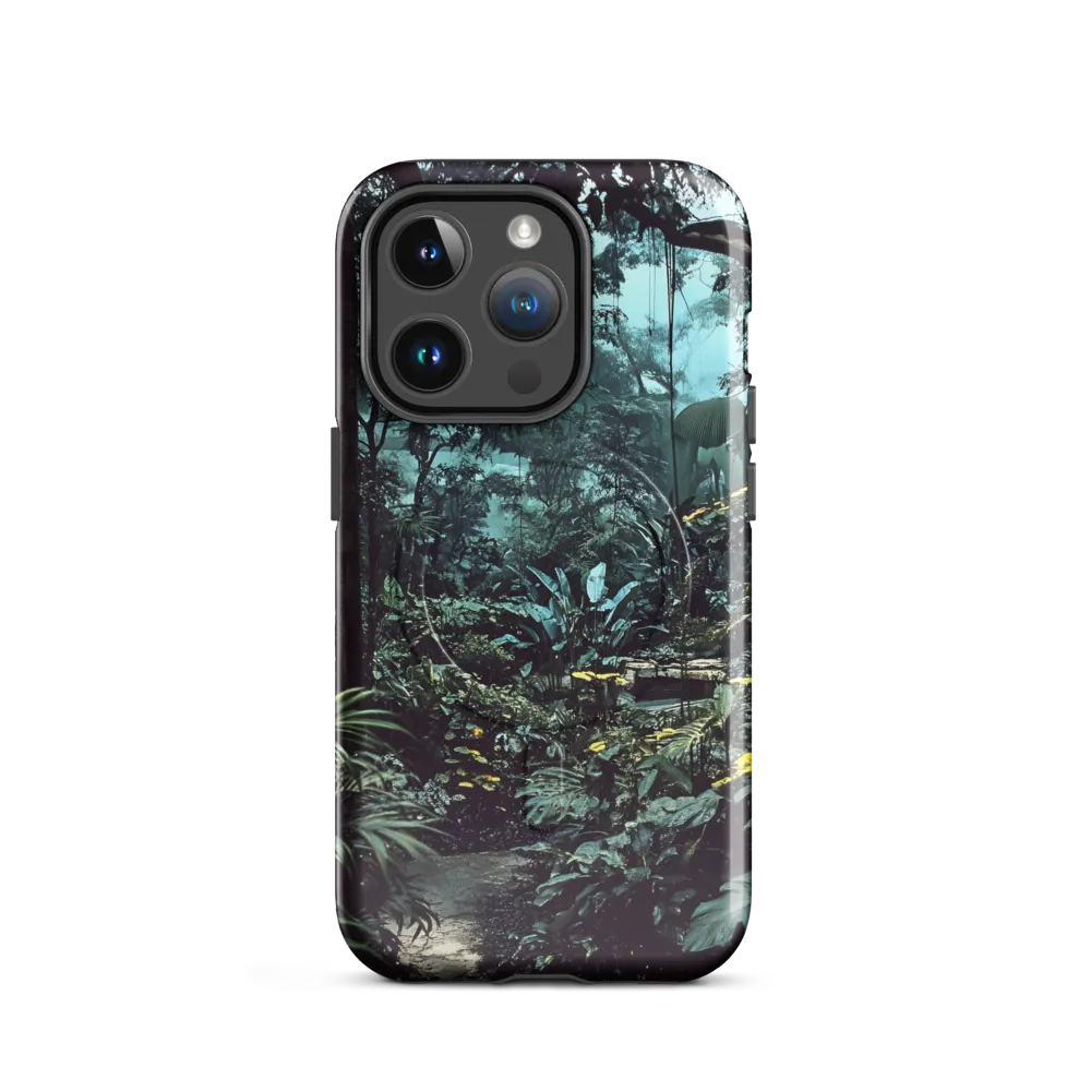 Whispers of the Emerald Jungle | Phone Case |  14 Pro | MagSafe® Tough Case | Glossy