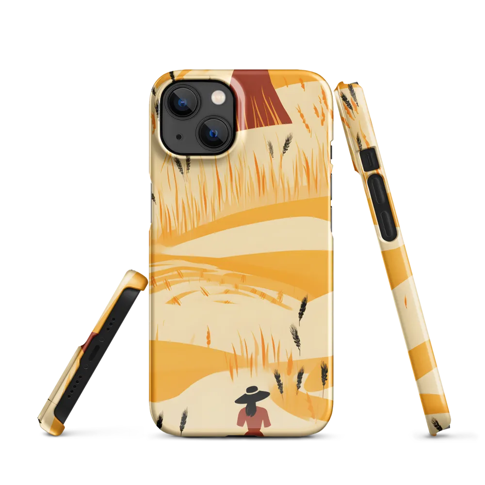 Embracing the Fields: A Floral Journey | Phone Case |  13 | Snap Case | Glossy