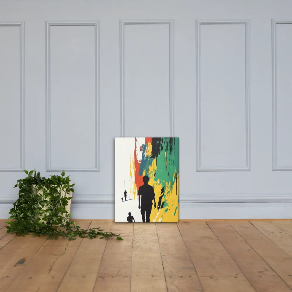Journey of Silhouettes | Canvas | 18″×24″