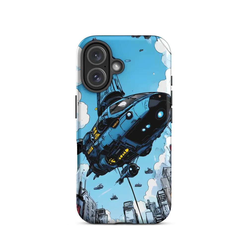 Skyward: A Journey Through the Futuristic City | Phone Case