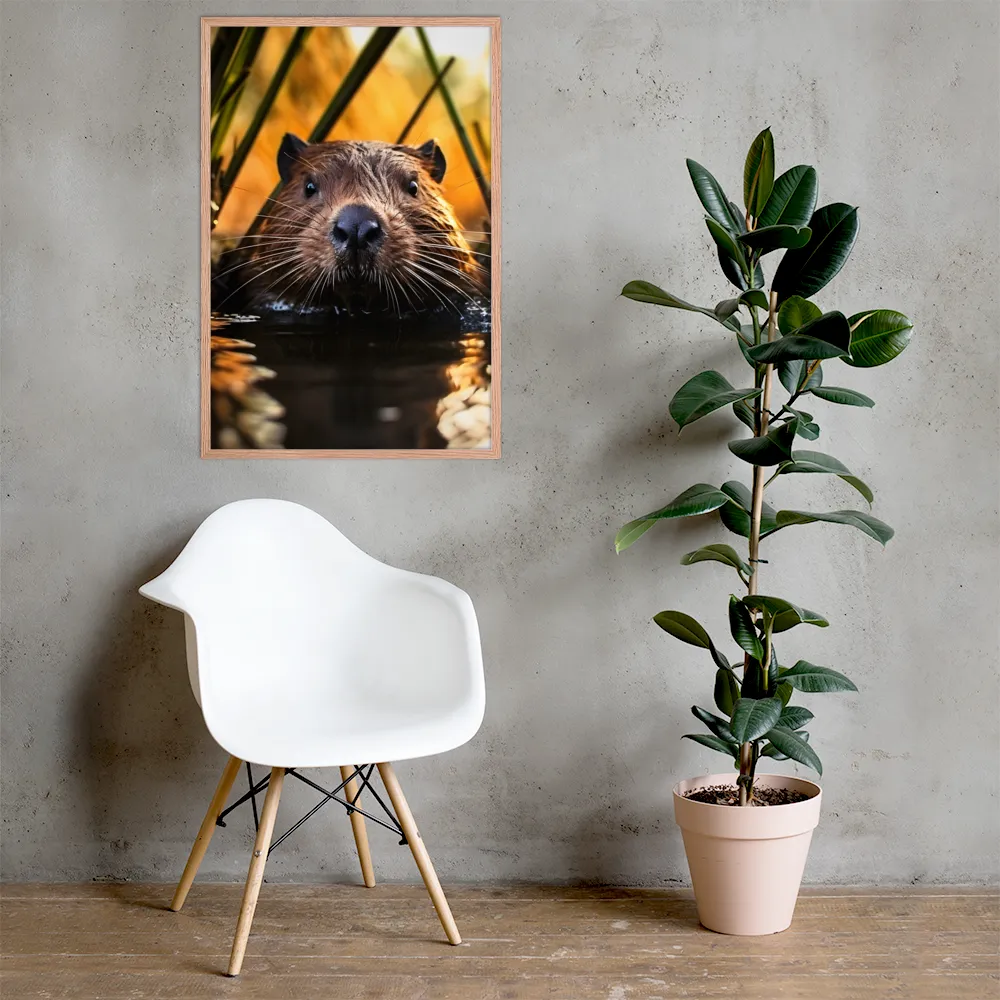 Beaver Serenity: A Natural Portrait