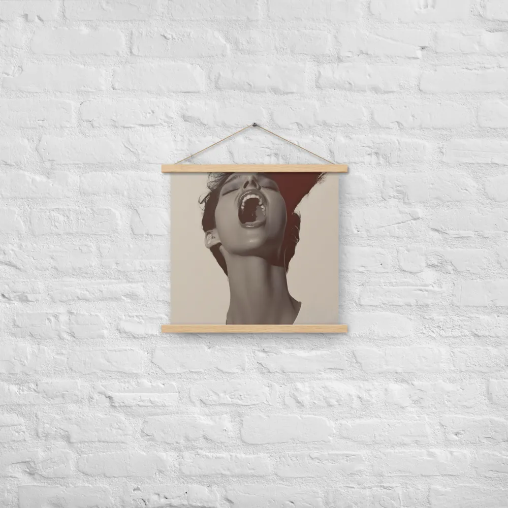Echoes of Emotion | Poster With Oak Wood Hanger | 18″×18″