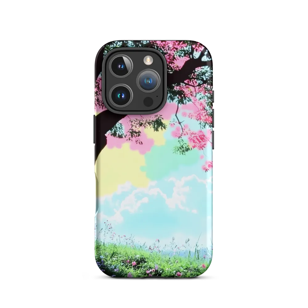 Pastel Dreams: A Surreal Tree Landscape