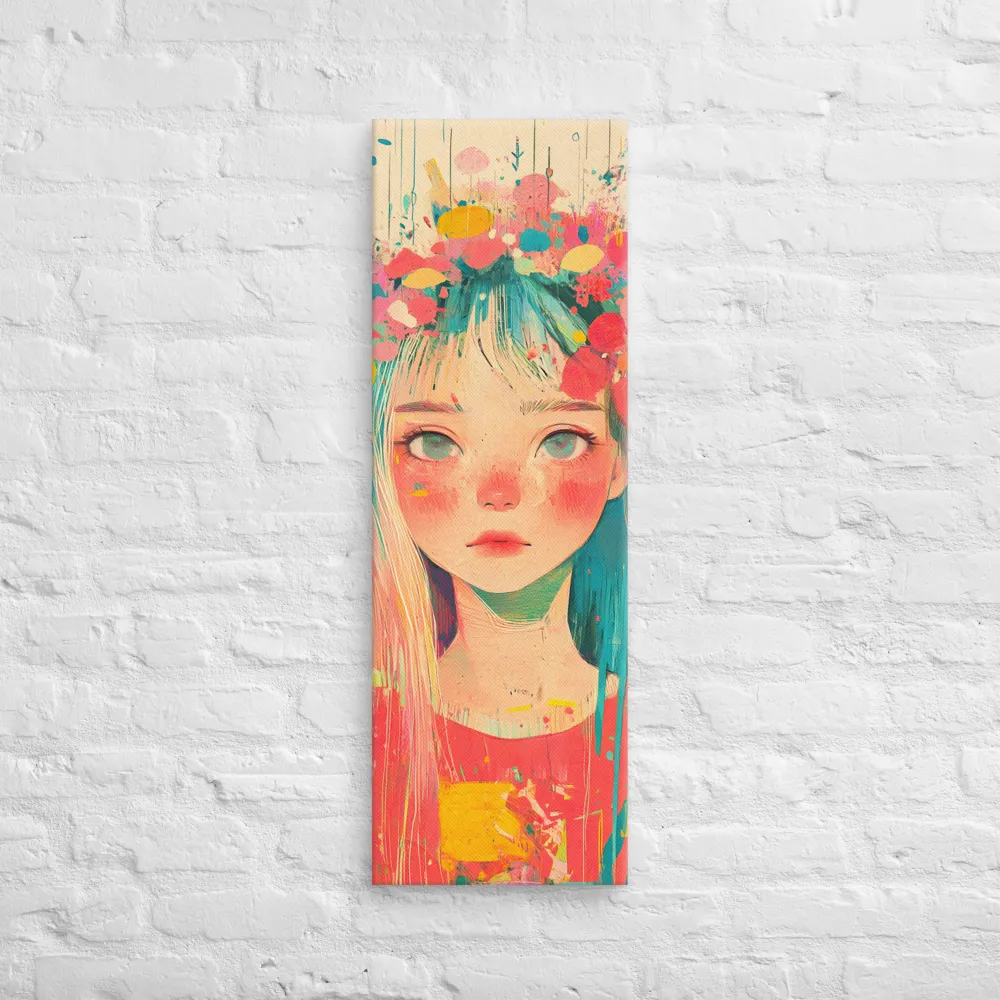 Whimsical Blossom | Canvas | 12″×36″