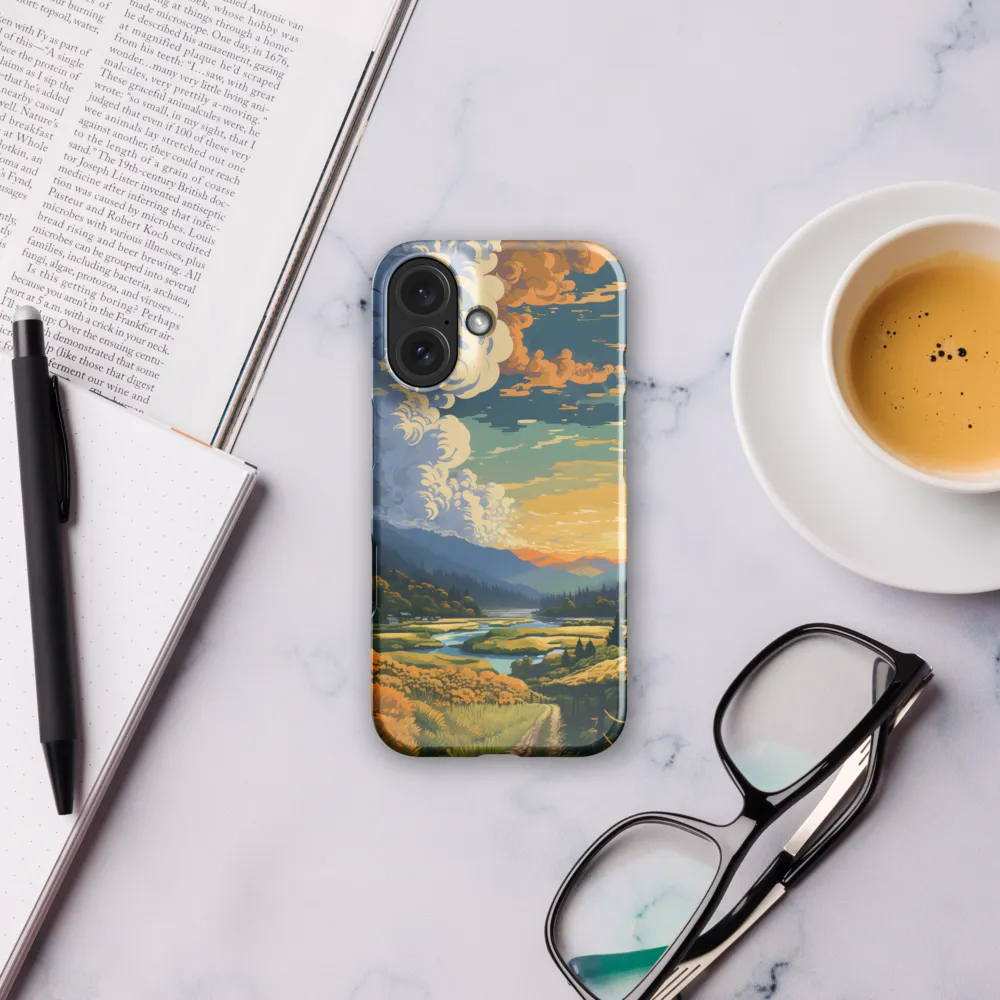 Tranquil Valley at Dusk | Phone Case |  16 | Snap Case | Glossy