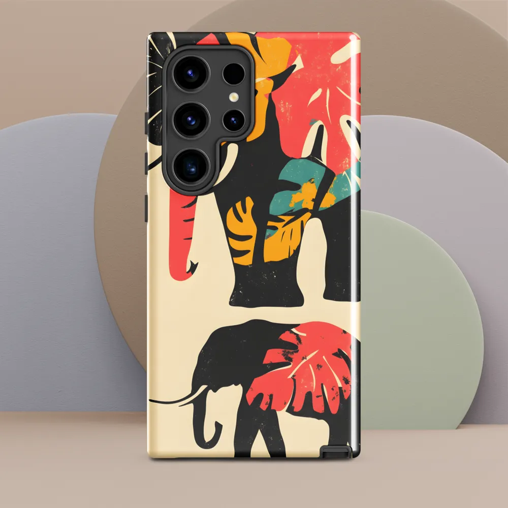 Tropical Elegance: The Elephant's Dance