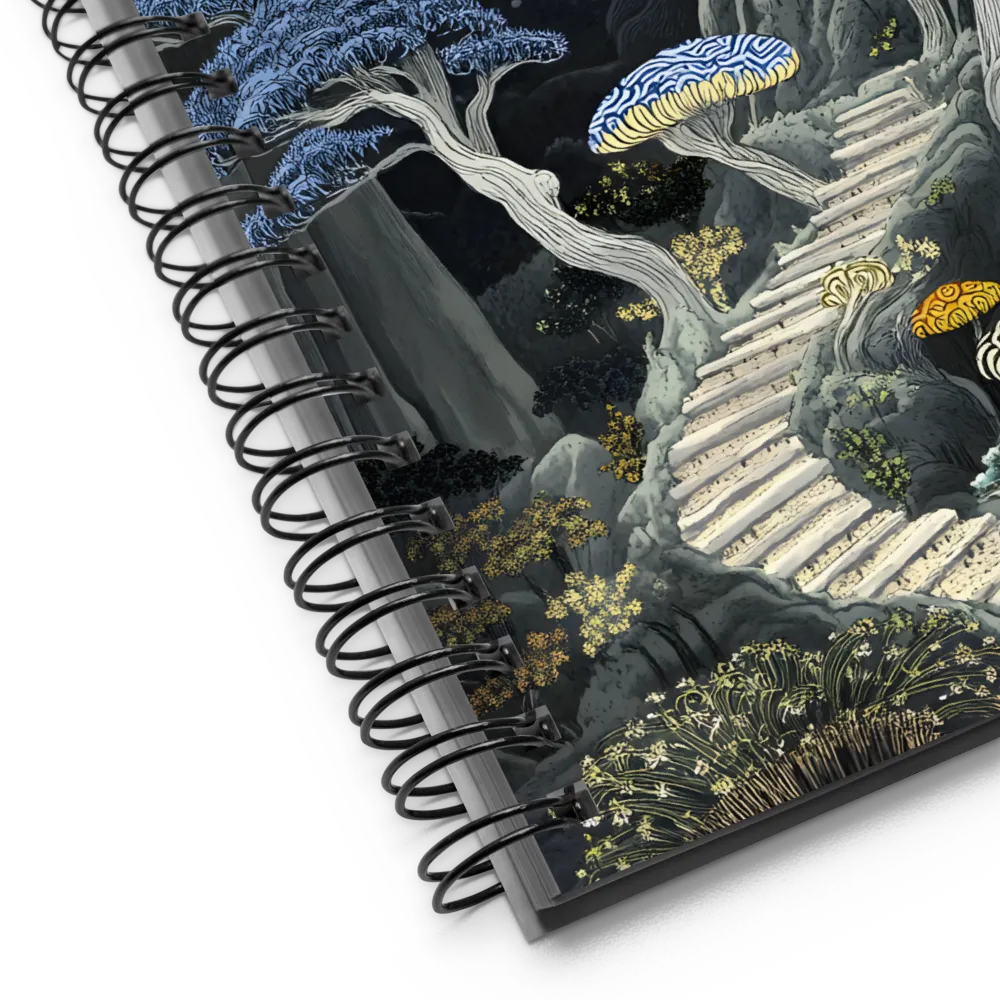 Mushroom Dreamscape | Spiral Notebook