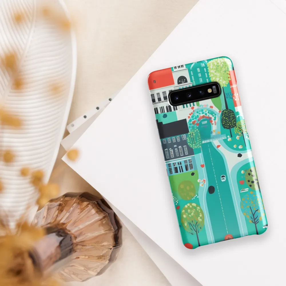 A Colorful Urban Symphony | Phone Case |  S10 Plus | Snap Case | Glossy