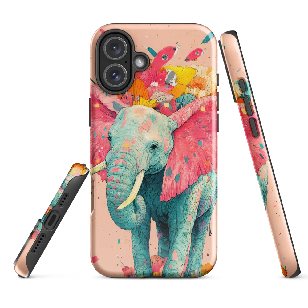 Whimsical Elegance: The Floral Elephant