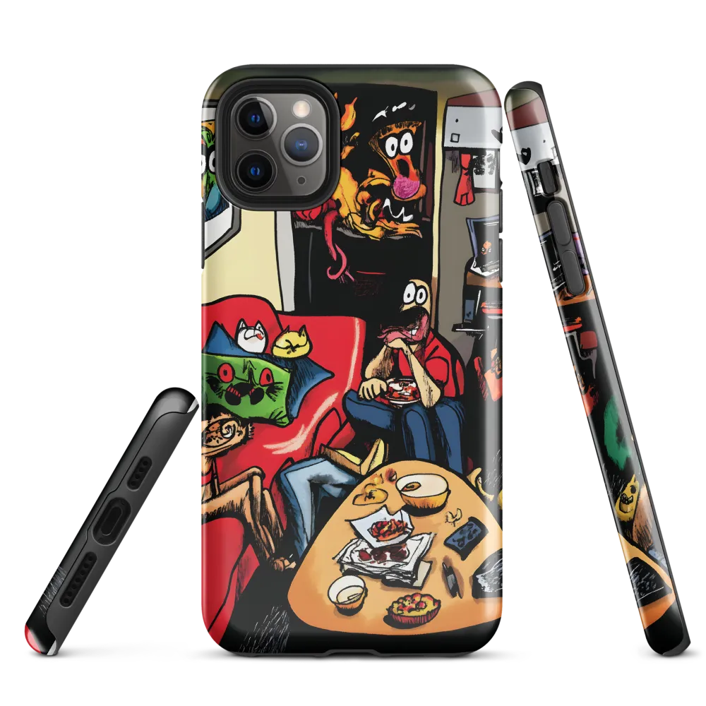 Whimsical Gathering in a Colorful Realm | Phone Case |  11 Pro Max | Tough Case | Glossy