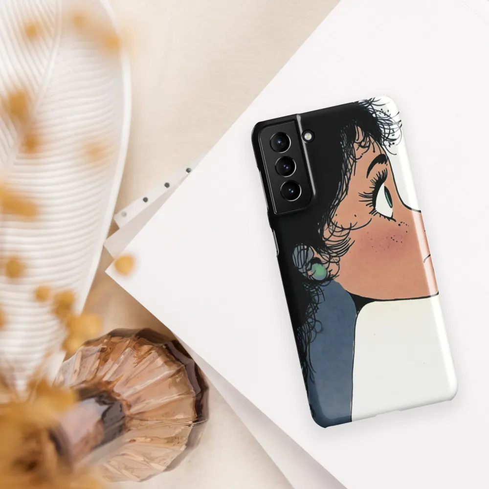 Whispers of Contemplation | Phone Case |  S21 Plus | Snap Case | Glossy