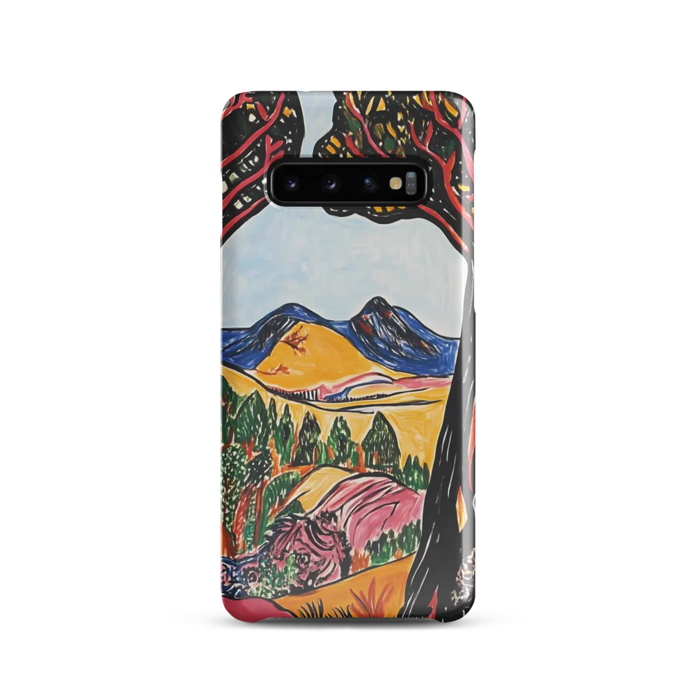 Vibrant Nature's Embrace | Phone Case |  S10 | Snap Case | Glossy