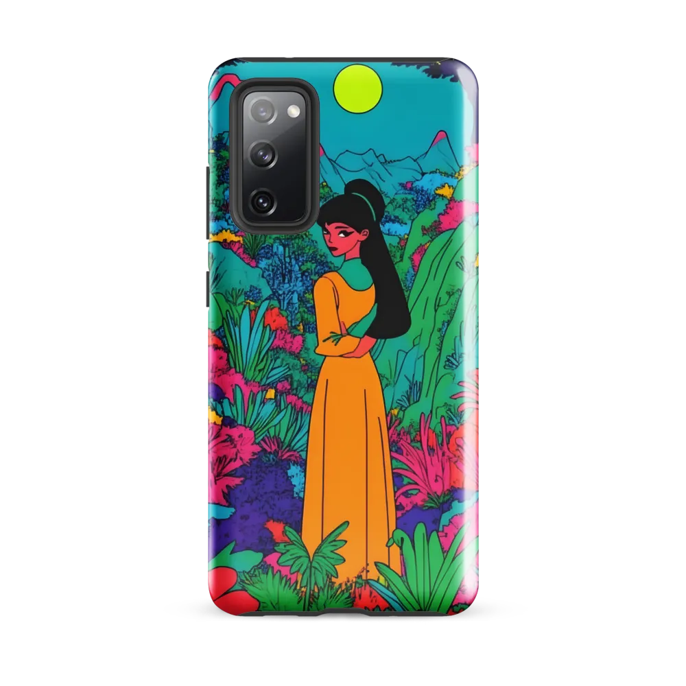 Ethereal Serenity in a Psychedelic Landscape